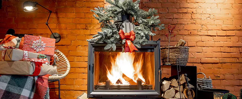 Travis Industries Linear Gas Fireplace Installation in Springdale, New Jersey