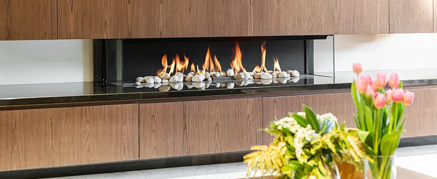 Double-height Fireplace Design Refurbishment in Springdale, New Jersey