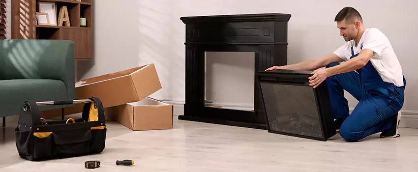 Old Rusted Metal Fireplace Repair And Replacement in Springdale, NJ