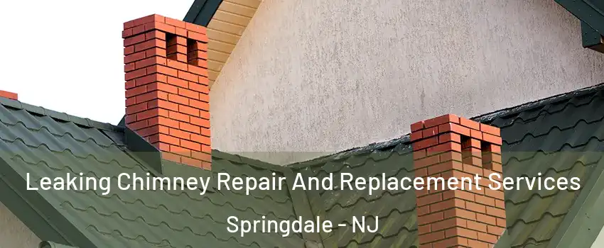  Leaking Chimney Repair And Replacement Services Springdale - NJ